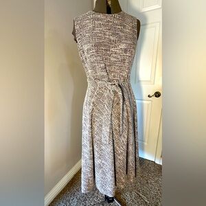 Calvin Klein Boucle Knit Multicolor Dress